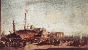 The Piazzetta, Looking toward San Giorgio Maggiore dh GUARDI, Francesco